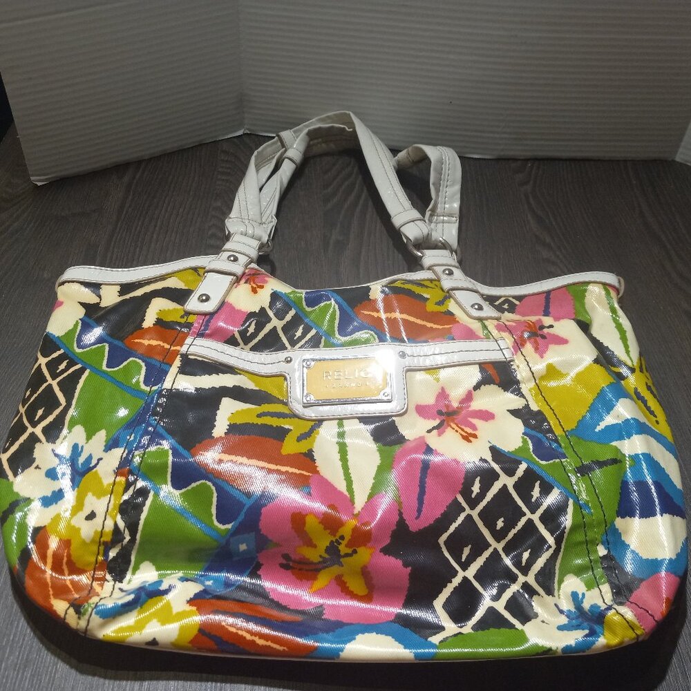 Vintage Relic Brand Shoulder Handbag Flowers Floral